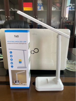 Lámpara de mesa LED recargable, lámpara de cabecera del dormitorio enchufable, lámpara de lectura del dormitorio de estudiantes, luz ajustable, protección ocular, toque image 2