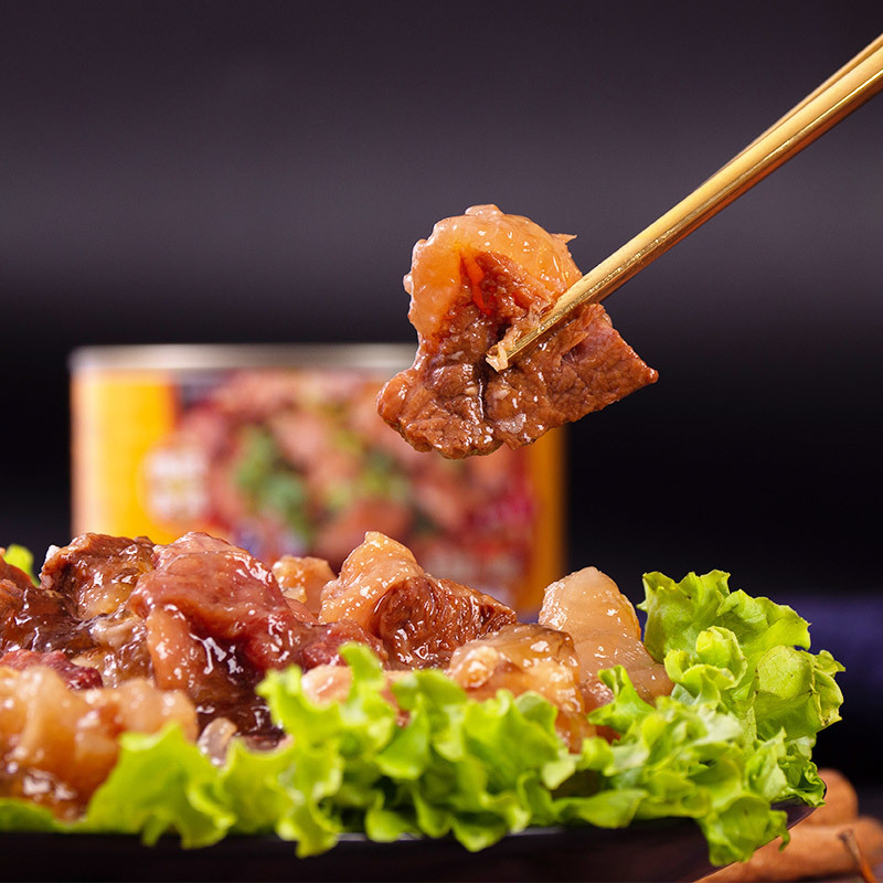 Jintoubaonao 2.5kg オープンバッグすぐに食べられる業務用牛肉すじ新鮮な調理済みの既製の料理豚の角煮インスタント料理パッケージ|undefined