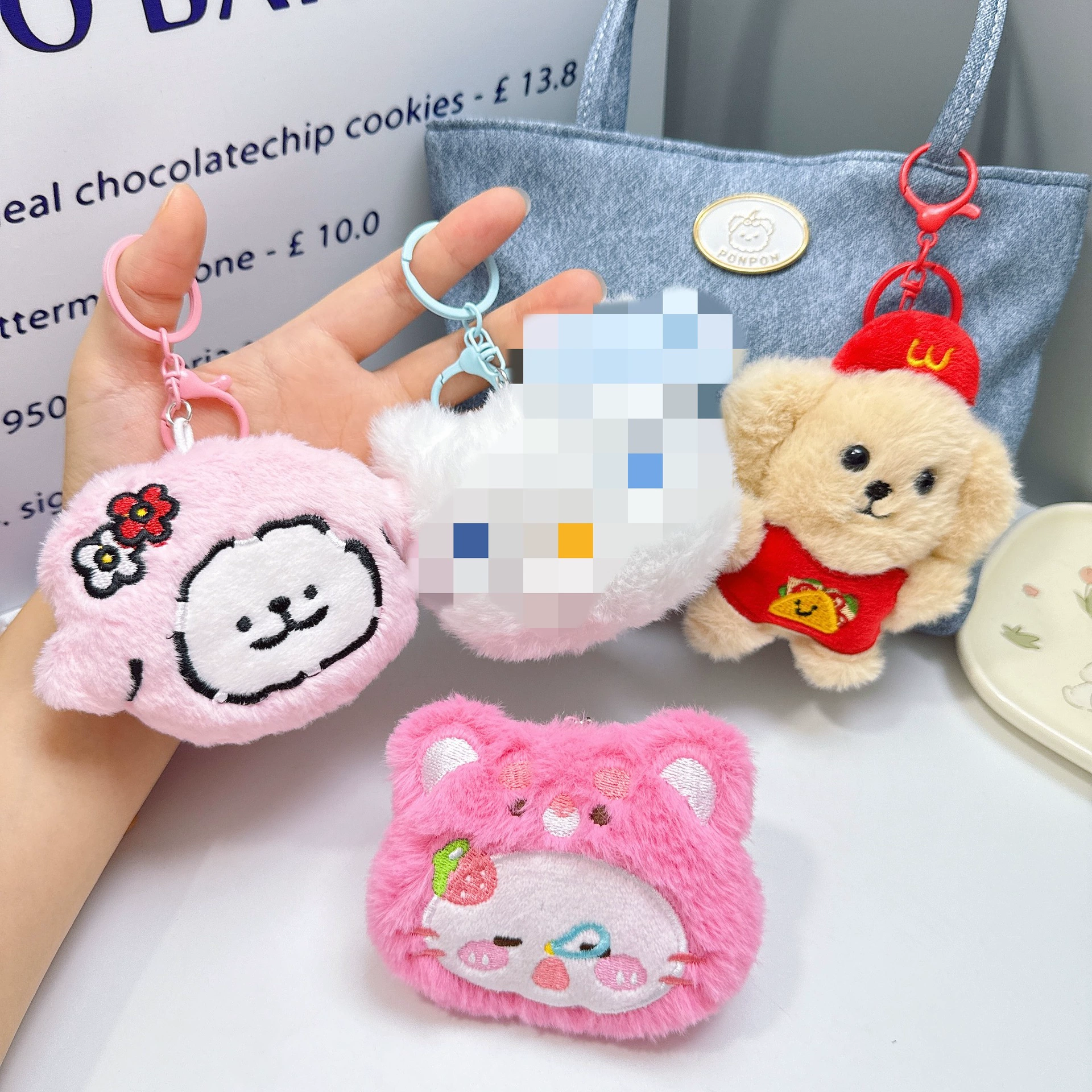 Плюшевая подвеска для мультфильма, кукла, украшение для сумки, подарок на день рождения