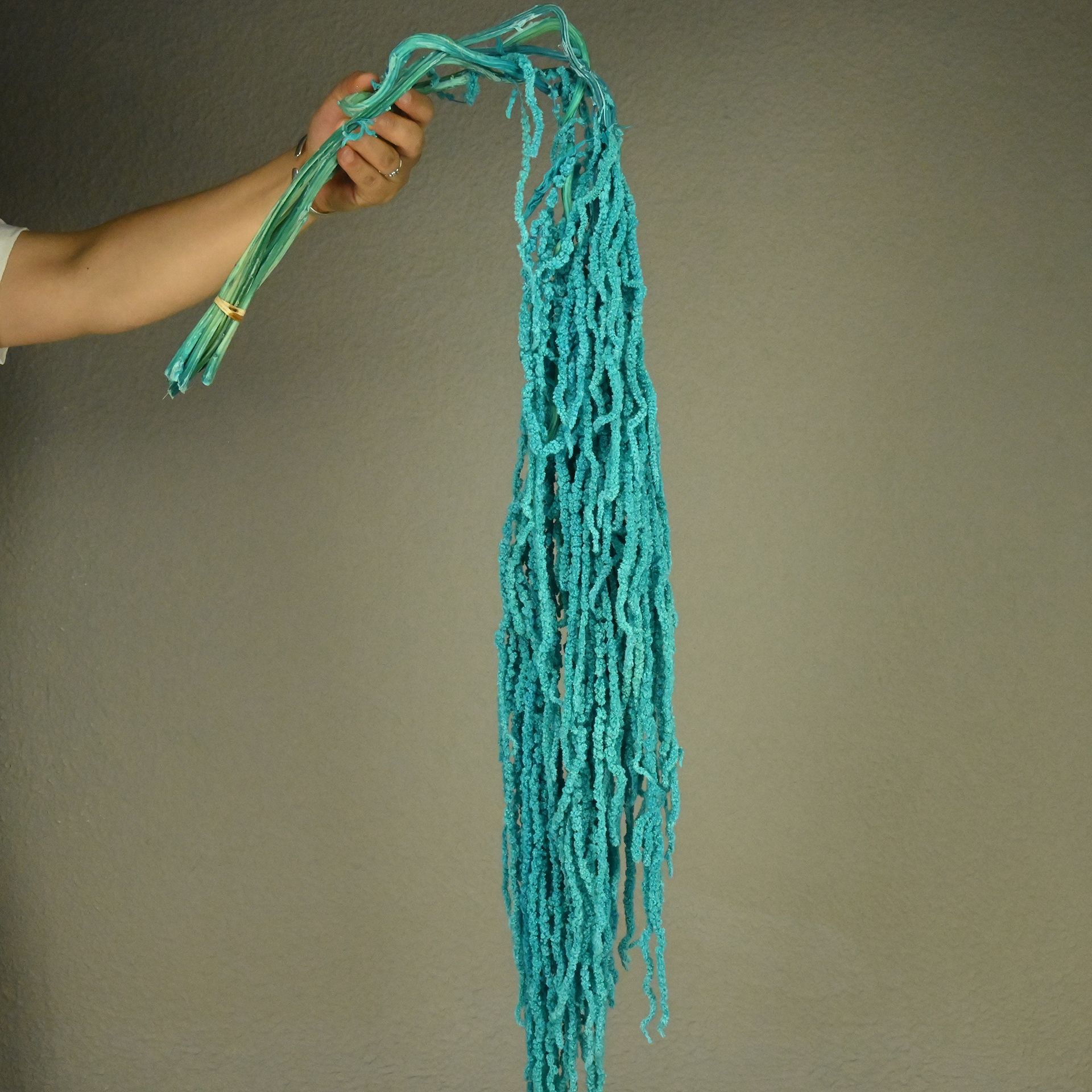 Flores fantasmas colgantes de arroz flor inmortal Juliet Amantes lágrimas colgantes de flores de decoración de bodas flores verdaderas