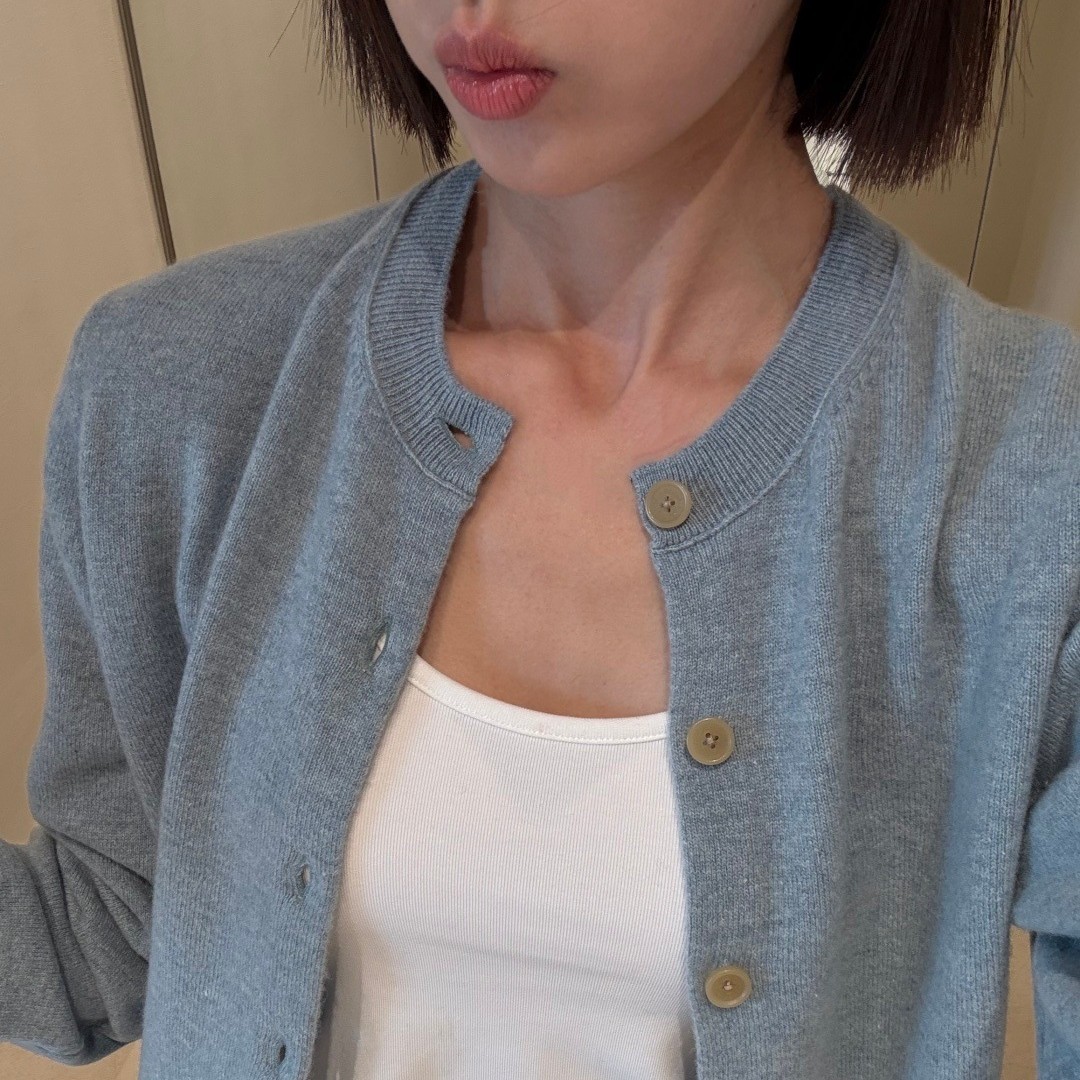 110809 女士百搭叠戴精致送闺蜜送礼物气质天然珍珠银饰品项链