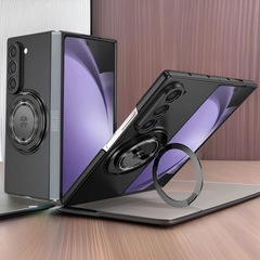 サムスン Zfold7 携帯電話ケース磁気ホルダー 360 回転ワイヤレス充電 Z フリップ 7 保護カバーに適した国境を越えた