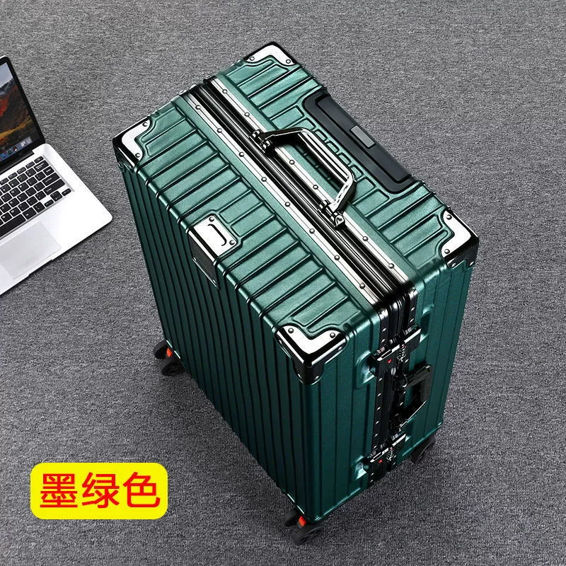 Metal durable capacious suitcase, 24inch, 28inch