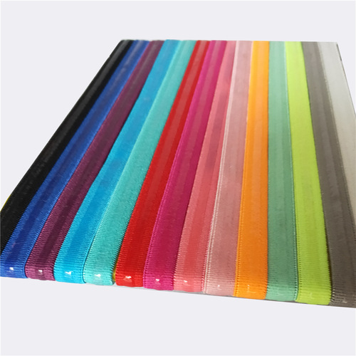 European and American popular candy-colored silicone elastic rope yoga sports hairband thin headband running headwear football spring