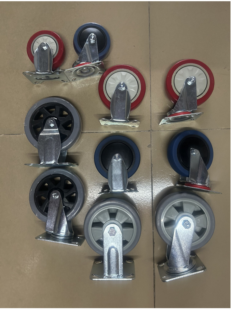 服务车工作车实用轮子布草车收集车轱辘定向轮万向轮清洁车轮