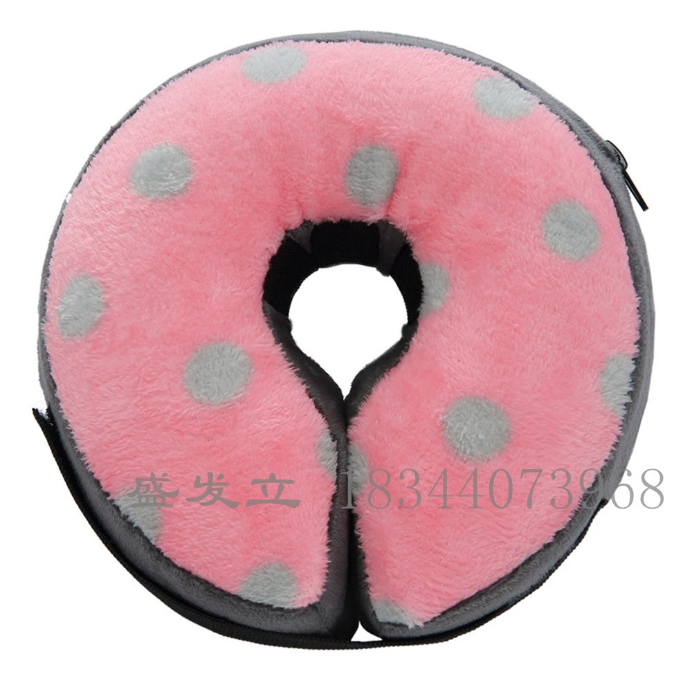 Трансграничный взрывоопасный надувной ошейник для домашних животных с защитой от укусов шеи Элизабет воротник для кошек и собак защитное кольцо надувное кольцо для домашних животных