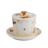 Серия Qiuyue Series Высокоэффективная ручная покраска керамическая посуда, набор посуды, рисовая миска, блюдо с лапшой простая миска для посуды