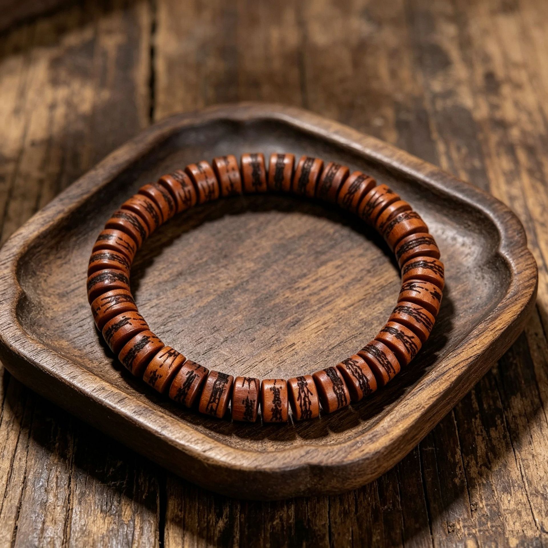 4*7mm Lightning Strike Jujube Wood Tablets [Engraved Model]