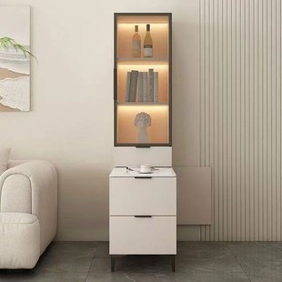 Sofa Side Cabinet, Side Cabinet, Living Room Storage Cabinet, Household Slate Corner Cabinet, Solid Wood Simple Side Table, Coffee Table, Side Cabinet