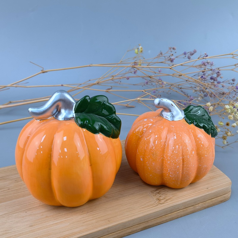 Festival de la cosecha Día Acción gracias calabaza cerámica niños y niñas escritorio ventana foto escena decoración regalo vacaciones