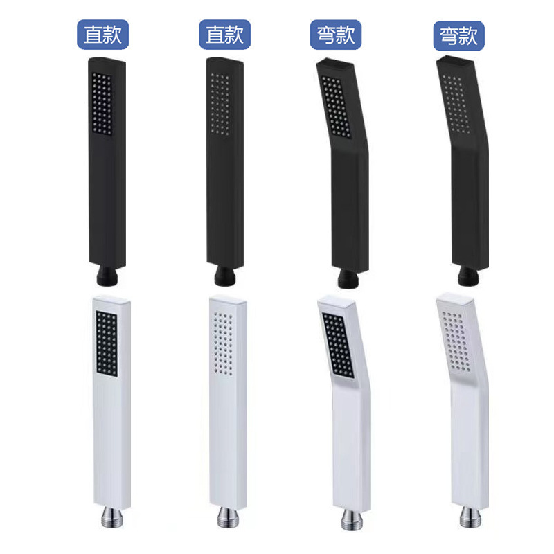 Stainless Steel Pressurized Handheld Shower Head Shower Hand Spray Bath Pressurized Shower Head Elbow Straight Spray Shower Head