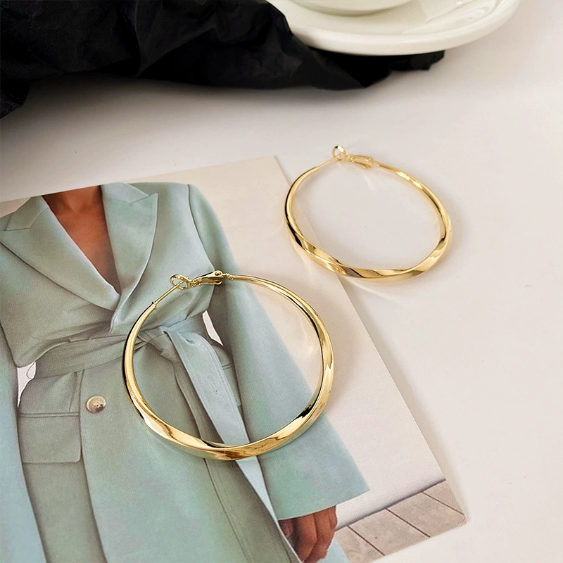 Earrings Silver 925 — Demi-season European Style, Simple Elegant Bright Design, Gold & Silver Options