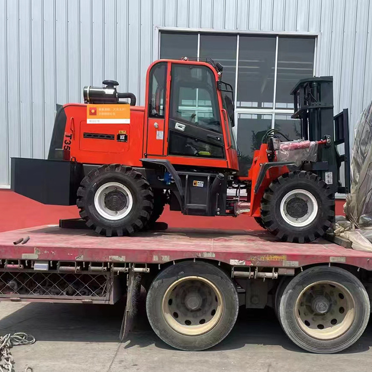 聚仁越野叉车    户外用搬运设备  山地搬运货物用越野叉车