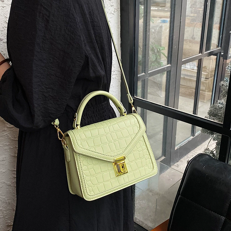Fashionable retro shoulder bag, Korean style, 2023 collection, internet celebrity
