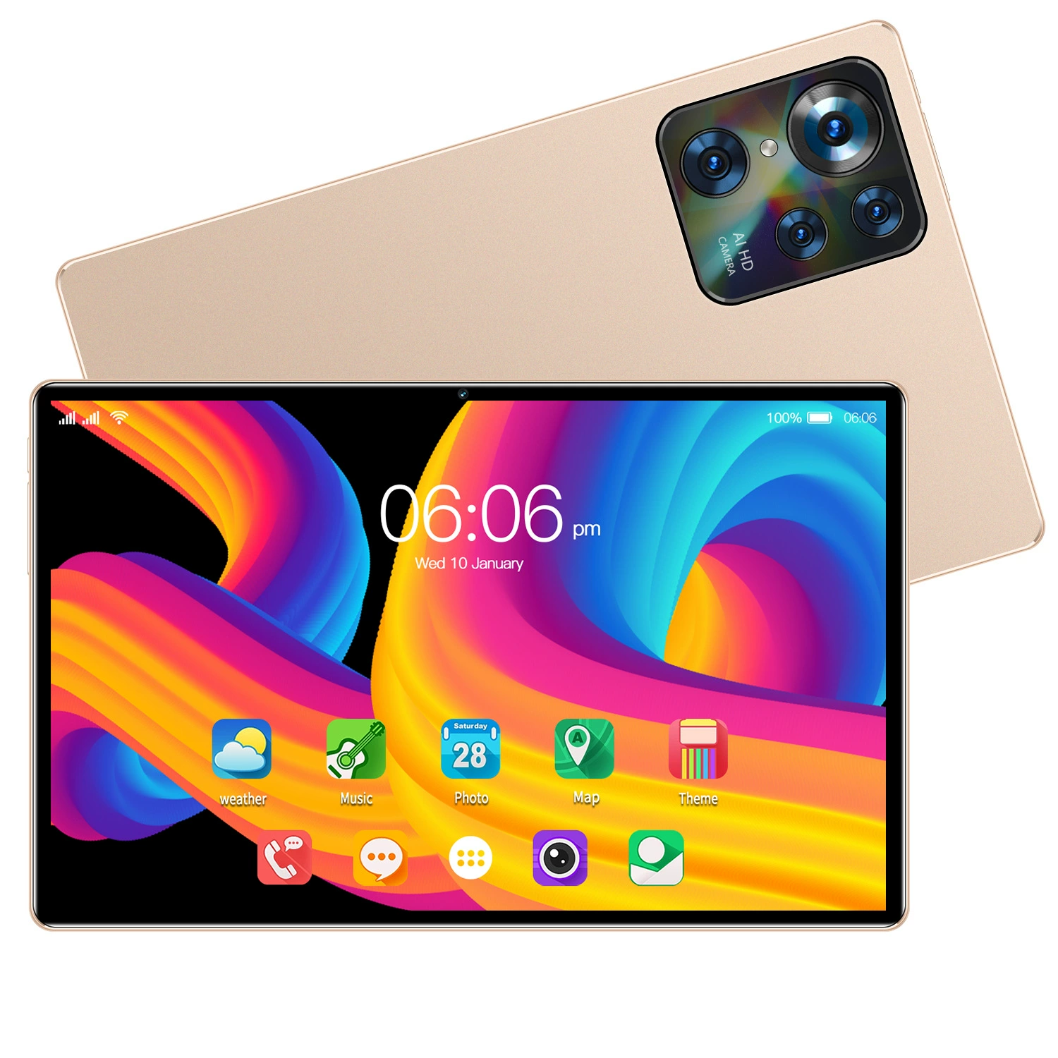 Планшет (Pad8Max) 10,1" Android 14, 16 ГБ+512 ГБ, 12000 мА·ч, 5G/Wi‑Fi/Bluetooth