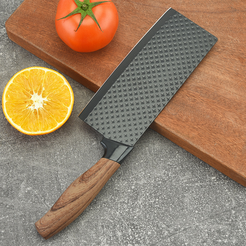 Spot nuevo juego de mango de grasa de seis piezas de acero inoxidable cuchillo de chef cuchillo de fruta utensilios de cocina juego de cuchillos