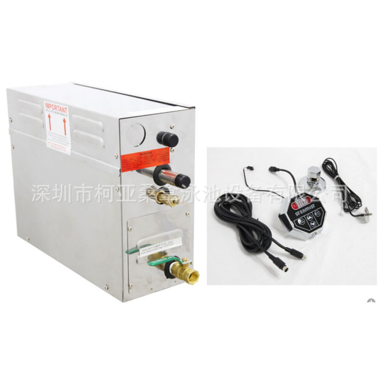厂家供应经济型不锈钢桑拿湿蒸炉桑拿蒸汽发生器家用桑拿设备