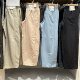 2025 Spring Women's Casual Long Pants Straight Leg Wide Leg Pants Elasto Waist Drawstring Paratrooper Pants Loose 475820
