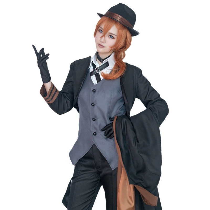 Spot Wenhao Kano Dog Tsai Dazaizhi Центральная равнина Zhongzhong костюм cos cosplay одежда парик шляпа