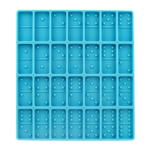 DIY crystal drop mold domino silicone mold mirror Pai Gow domino silicone resin mold