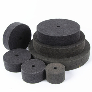 non-woven fiber wheel nylon polishing wheel for motor vegetable melon wheel grinding metal brushed stainless steel polishing pad