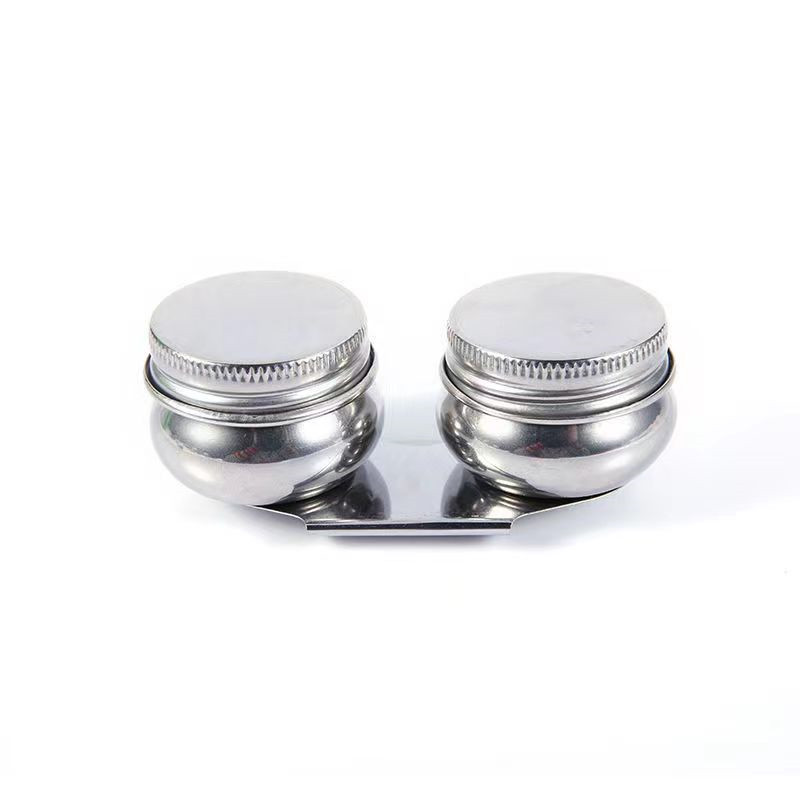Stainless steel double drum Oiler painting room gouache oil painting Oiler acrylic pen washer oil painting supplies acrylic color mixing oiler Stainless steel double drum Oiler painting room gouache oil painting Oiler acrylic pen washer oil painting supplies acrylic color mixing oiler