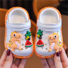 儿童洞洞鞋夏季恐龙卡通可爱拖鞋家居女童宝宝小男孩防滑凉鞋外穿