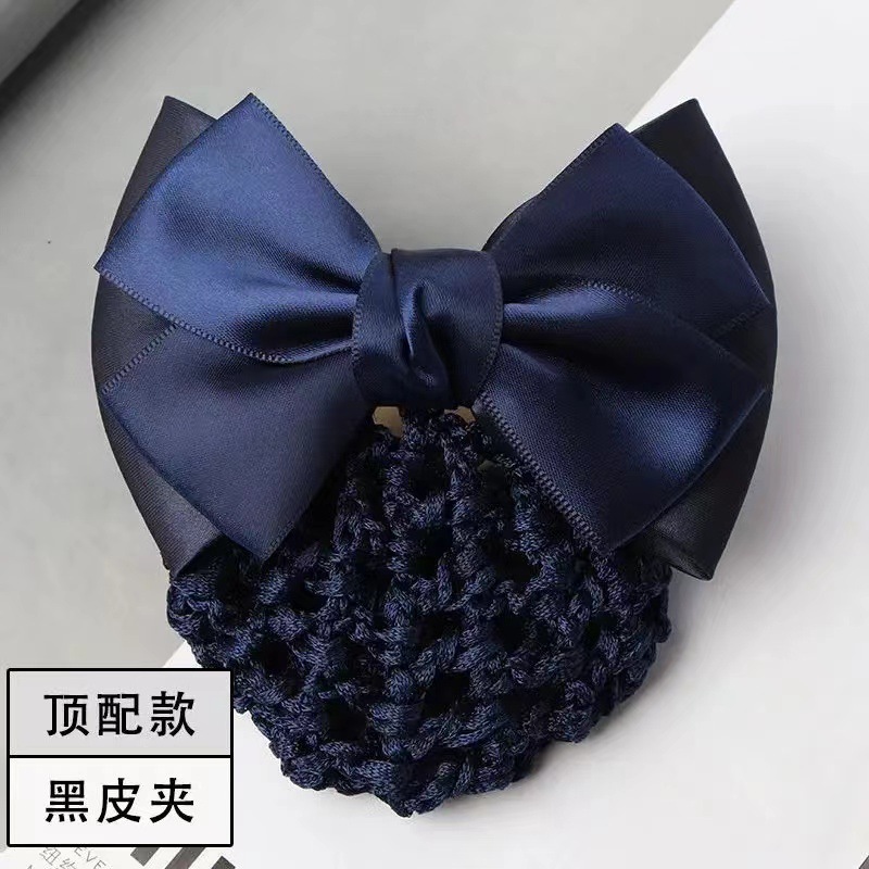 职业头花女日韩护士上班盘发2025新款发网成人气质盘头发网兜发饰|undefined