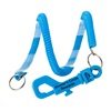 Plastic spring rope P -shaped buckle spring rope Plastic spring rope keychain