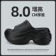 Nanbo Wan Thick Bottom Outer Wear Sandals and Slippers Women's Summer Height Increasing Ins Fashionable Korean Style EVA Platform Bottom Holiday Beach Slippers