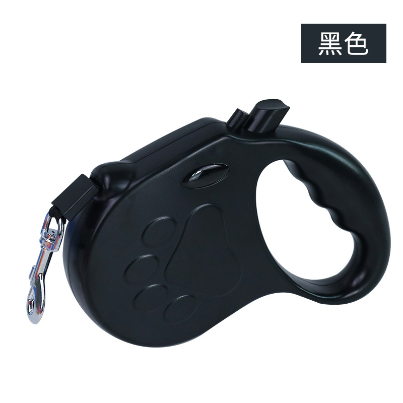 Fábrica en stock nuevas huellas 5M correa retráctil correa de perro duradera correa de perro retráctil al por mayor