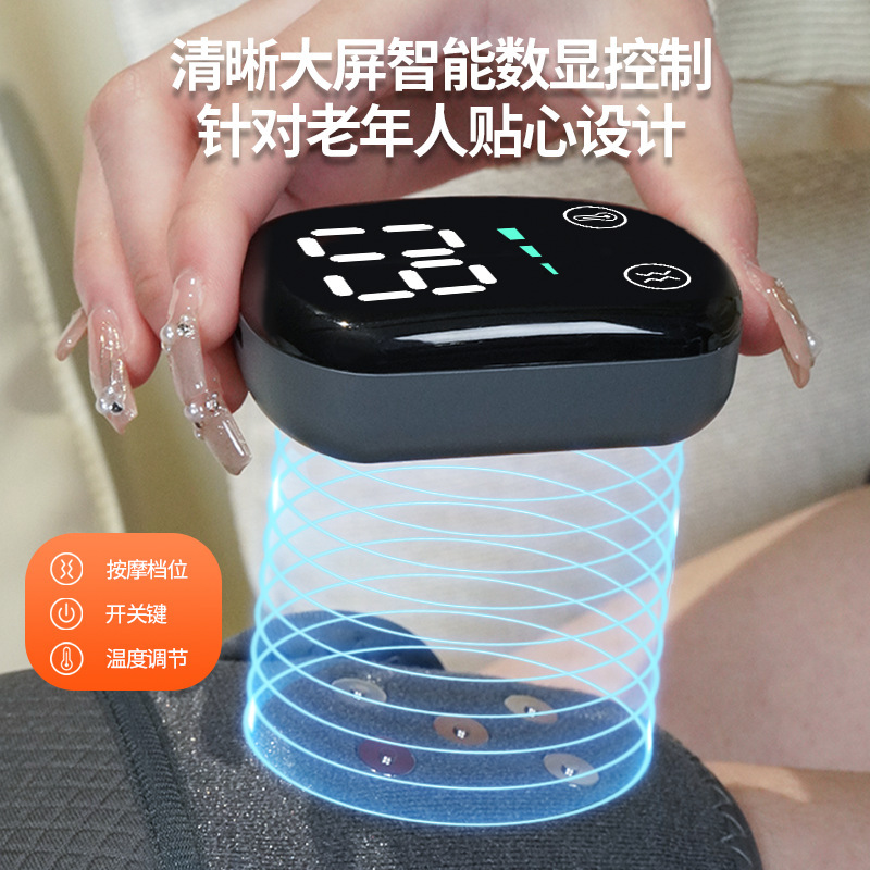 充電式膝ベルト振動マッサージ器、電気加熱膝パッド、冷え性脚関節痛緩和、スマート温度制御|undefined