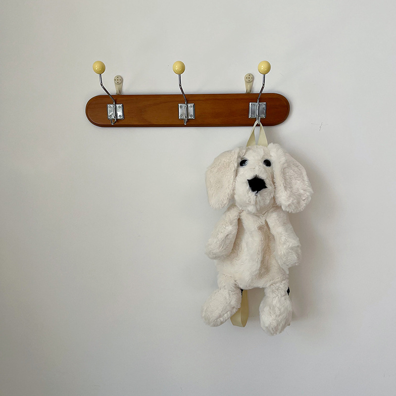 Transfronterizo al por mayor kindergarten niños y niñas mochila lindo regalo muñeca de peluche cachorro mochila niña mochila