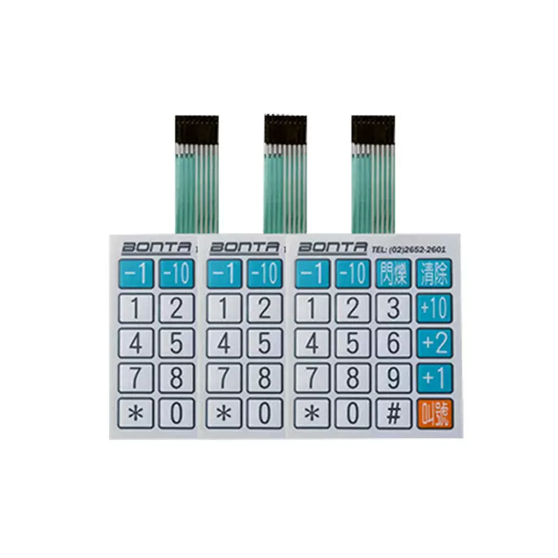 厂家现货批发薄膜开关薄膜开关触摸按键面板薄膜开关面板