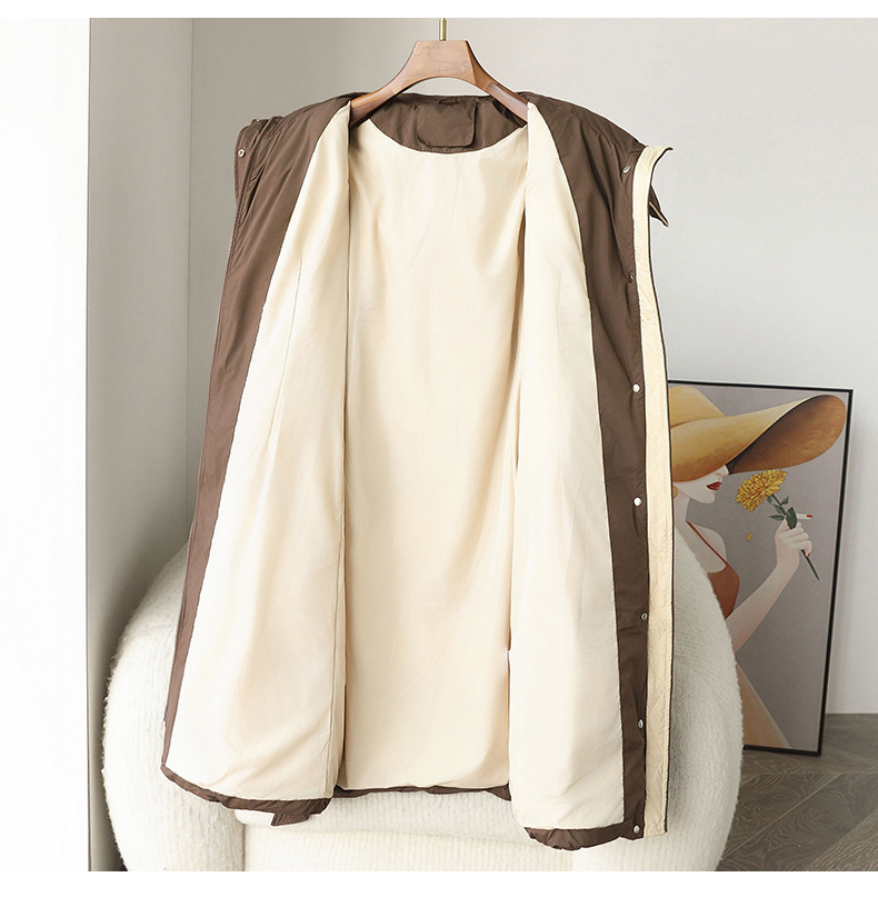 Women's Clothing Down jacket for women winter 2024 new high end Pinghu white duck down long white duck down warm women's clothing wholesale_voghion.com