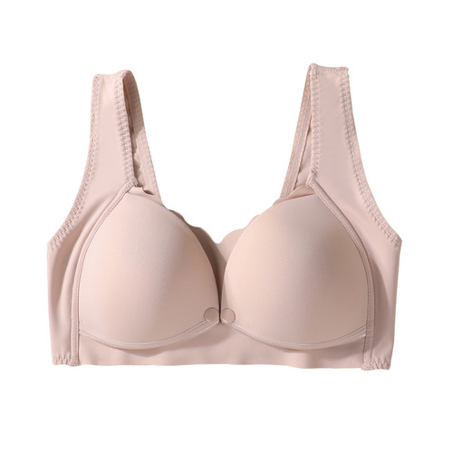 Nursing bra, push-up anti-sagging, front-opening maternity bra, special thin section for pregnancy, postpartum, breastfeeding women, summer