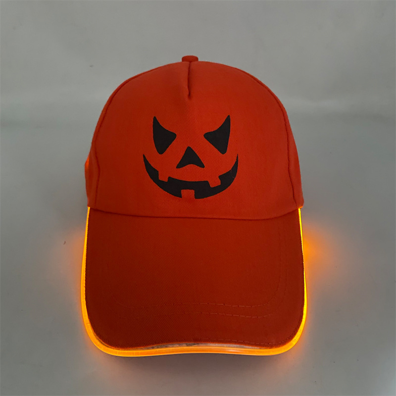 Gorra de béisbol LED para correr de noche protección solar estilo unisex gorra brillante para fiestas bares y baile callejero