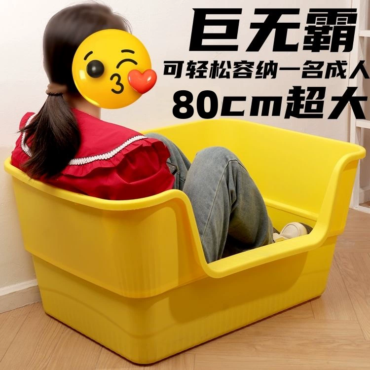 Горшок с кошачьим песком негабаритный полностью открытый полузакрытый туалет