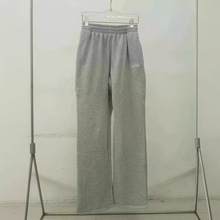 corteiz嘻哈街舞刺绣字母针织卫裤男潮宽松运动直筒裤