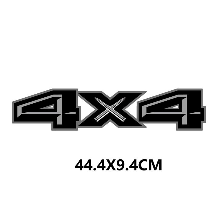 Comercio electrónico transfronterizo 4x4 pegatinas de coche todoterreno pegatinas de cola de coche modificadas FX4 calcomanías decorativas impresión en color de camión talla