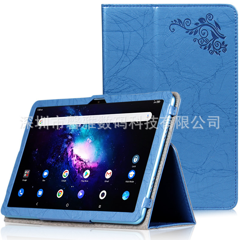 Headwolf HPad 1 Tablet Protective Case Android 11 Leather Case 10.4 Inch Printed Flip PU Computer Case