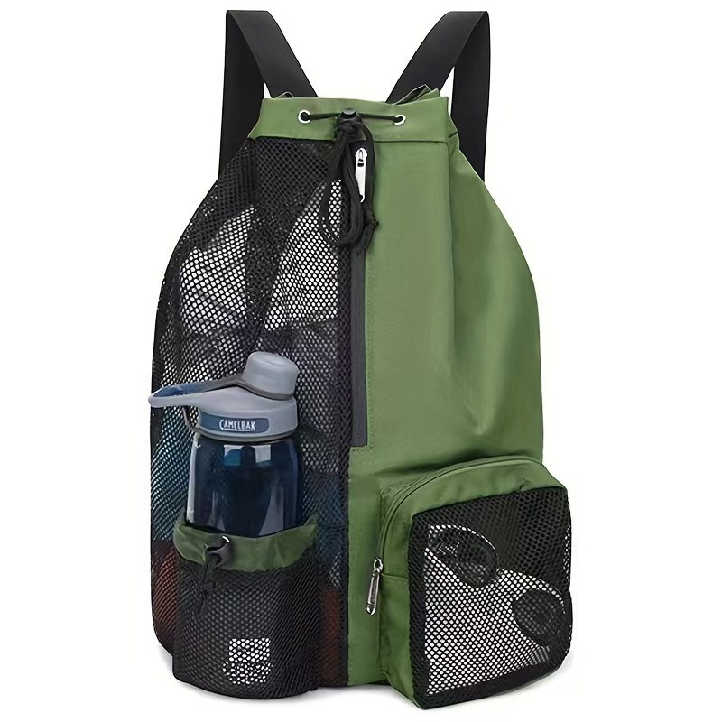Bolsa de natación de malla mochila con bolsa húmeda mochila portátil al aire libre de playa gimnasio amazon mochila explosiva image 12