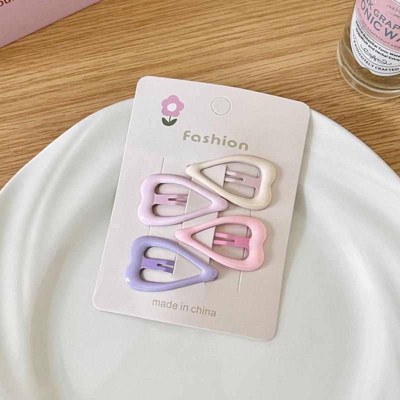 Nuevo clip de BB dopamina de color estrella de pentaco pequeño clip de cabello para niños tocado para niños lindos bordes laterales clip de cabello