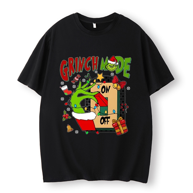 Grinch Boujee Christmas Oversized Shirt, Christmas Deer Family Christmas Party, Hip Hop Street Costume