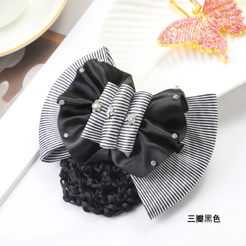 Hospital nurse hotel professional net flower hair clip three-petal net flower hotel, guest house and other special headwear hair net