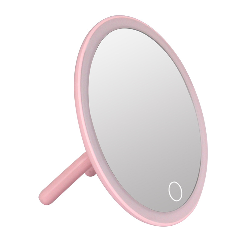 圆弧支架美妆灯夜灯便携可动三挡护眼照明圆底镜灯