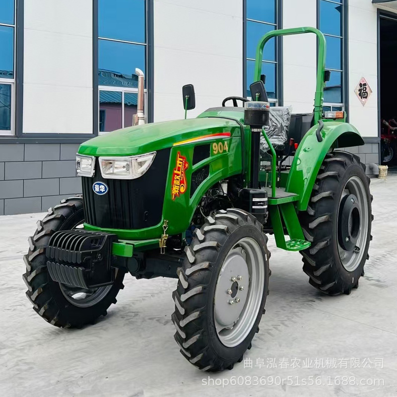 农用东方红轮式拖拉机四驱耕地旋耕犁水旱两用大桥小型耕田拖拉机