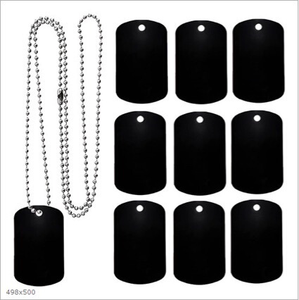 Personalized Metal Tags, Cat and Dog Name Tags, Anti-Lost Tags, Stainless Steel Military Tags, Pet Identification Tags, Wholesale Anti-Lost Identification Tags
