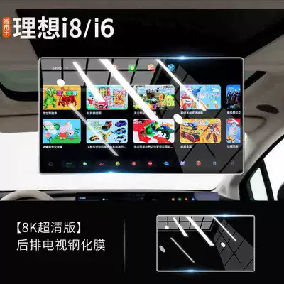 25 types of screen protectors for the: Car interior film - 25-models-of-ideal-i6-rear-seat-tv-with-high-definition-tempered-glass-screen-protector