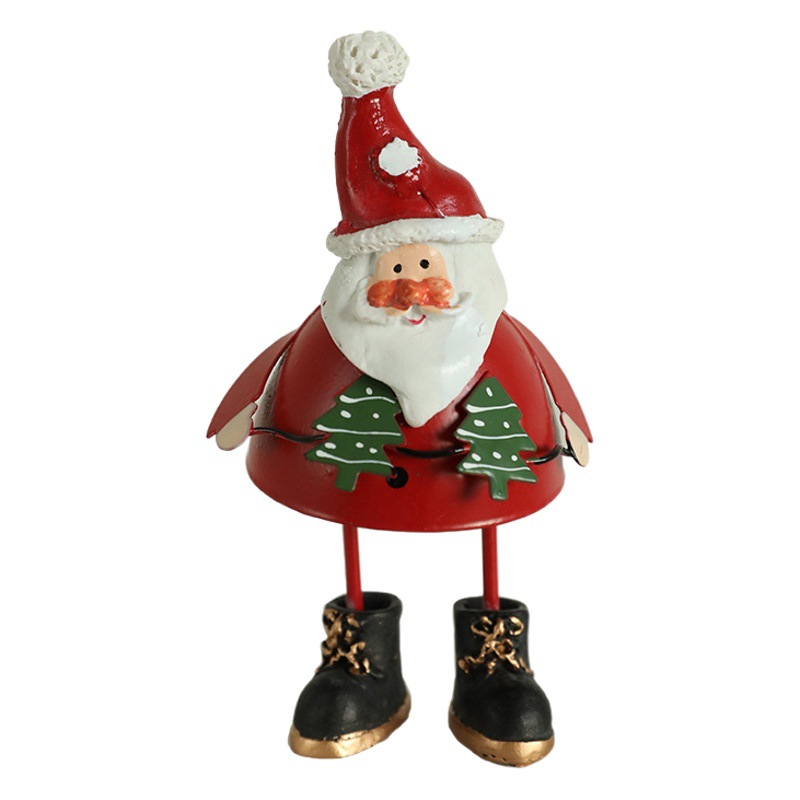 Nuevo hierro decoraciones de Navidad escena creativa diseño contador escritorio ventana decoración apoyos lindo